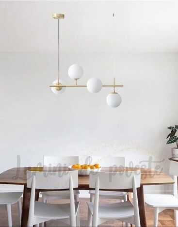 Candelabru Moon Dining Gold 4, 4 surse de iluminare